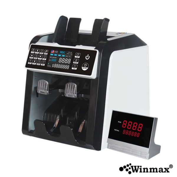 เครื่องนับธนบัตร นับมูลค่าเงินไทยแบบ Mix ได้ รองรับ 12 สกุลเงิน Winmax-AL-950