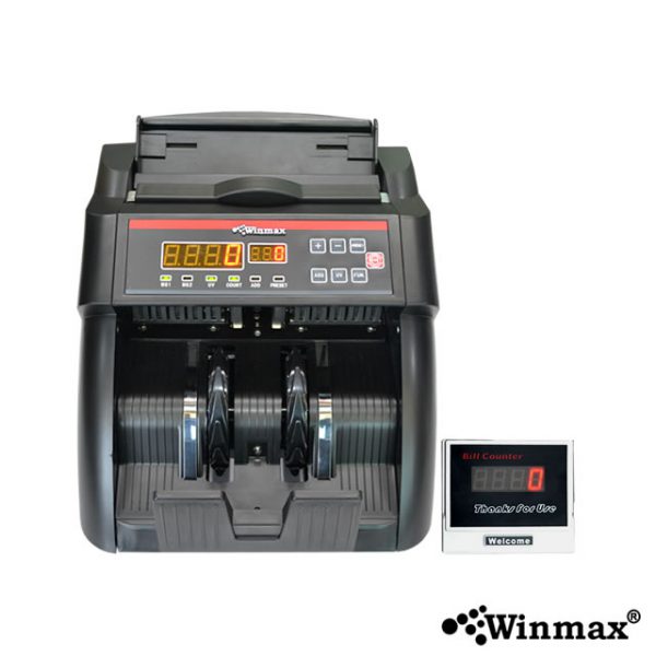 เครื่องธนบัตร พร้อมตรวจธนบัตรปลอมด้วย ฟังก์ชั่น UV และ MG รุ่น Winmax-O101