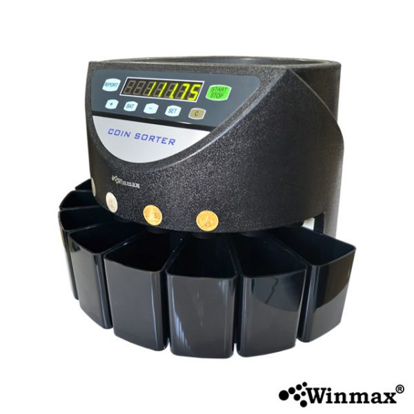 เครื่องนับเหรียญ พร้อมคัดแยกเหรียญ Coin Counting รุ่น Winmax-O201