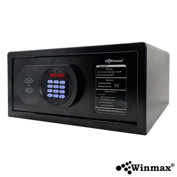 ตู้เซฟโรงแรม สำนักงาน ล็อกด้วยการ์ดและรหัสผ่าน Winmax-SN1012